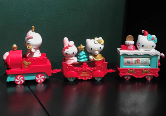 2021肯德基圣诞节HelloKitty玩具怎么玩1