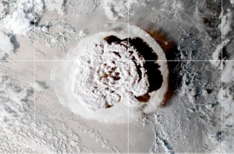汤加火山爆发威力大不大2