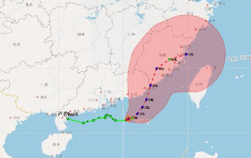 台风卢碧几月几号几点几分登陆2021