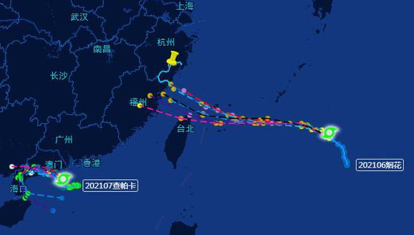 台风烟花为啥走得那么慢20211