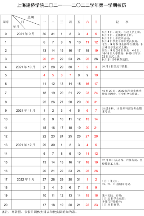 上海各大学何时放暑假20214