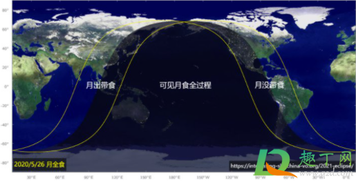 2021年5月26日月全食新疆看不见吗3