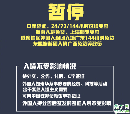 持有效中国签证的外国人哪些情况被暂停入境 最新外国人入境政策4