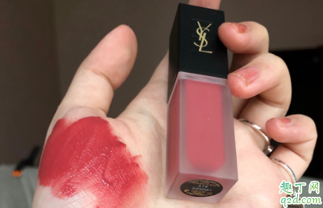 ysl黑管哑光唇釉216适合黄皮吗 ysl2020新品216唇釉试色6