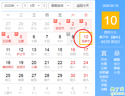2020母亲节是几月几日星期几 2020母亲节疫情结束了吗2