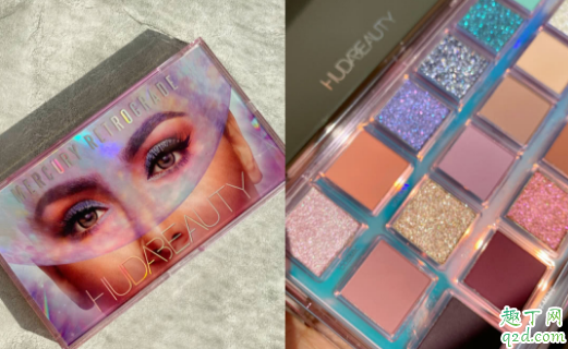 huda beauty水星逆行18色眼影盘多少钱 huda beauty水逆眼影盘18色试色10