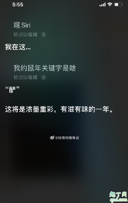 嘿siri我的鼠年关键字是什么 siri鼠年关键词怎么玩7