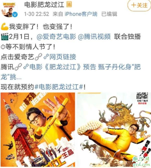 甄子丹肥龙过江提档到什么时候上映 肥龙过江爱奇艺网播免费吗5