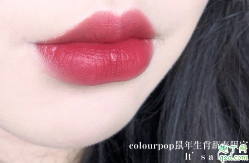 colourpop鼠年唇釉on cloud dynasty是什么颜色 卡拉泡泡on cloud dynasty试色6