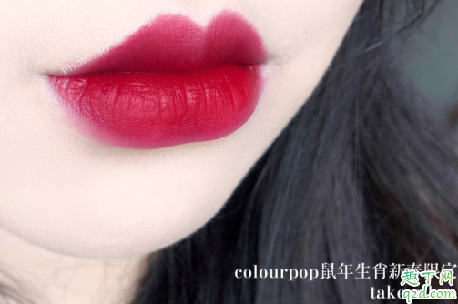 colourpop鼠年唇釉on cloud dynasty是什么颜色 卡拉泡泡on cloud dynasty试色7