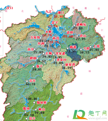 江西鄱阳湖今日水位多高2