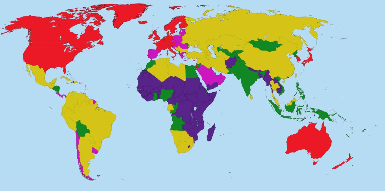 国家分类有哪些（世界国家等级划分标准）