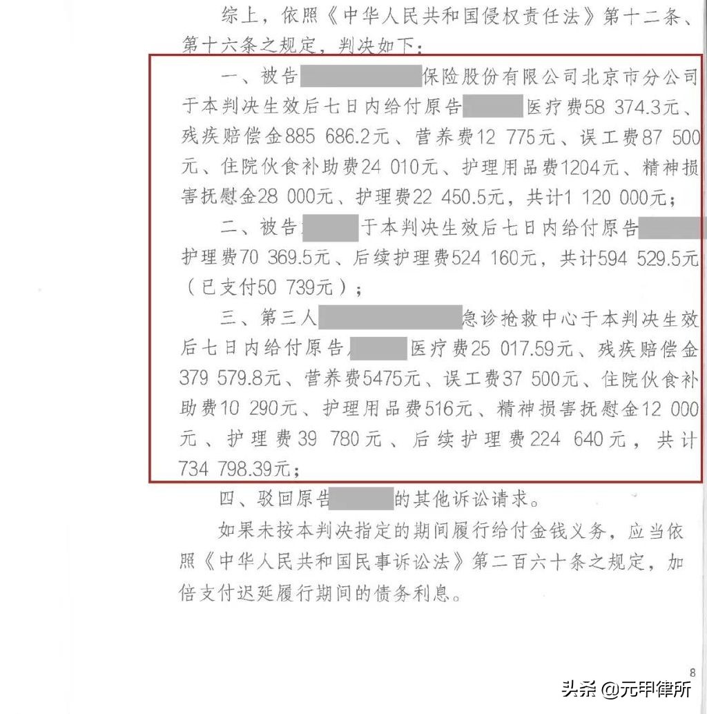 车祸十级伤残一共赔多少（车祸10级伤残赔偿明细）