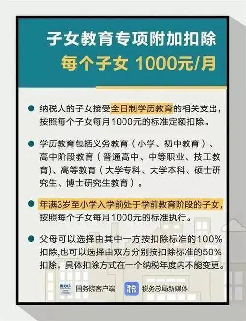 个税申报扣除标准及扣除规则（个人所得税扣除暂行办法）