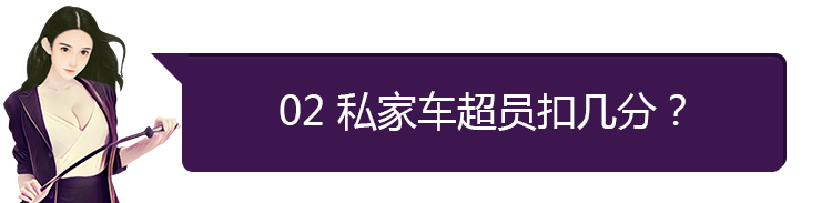 私家车超载处罚标准（新交规超载扣分处罚规定）