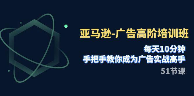 亚马逊广告高阶培训班，每天10分钟，手把手教你成为广告实战高手（51节）