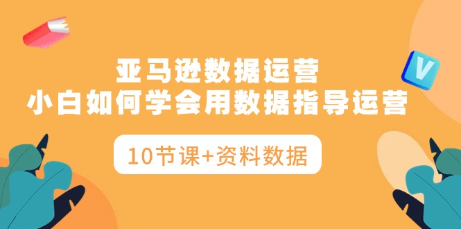 亚马逊运营秘籍：小白如何学会用数据指导运营，让你告别盲目决策（10节课+资料数据）