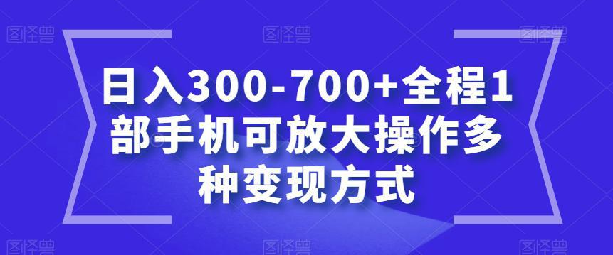 聊天赚钱新玩法，1部手机可实现多种变现方式，日入300-700+【教程】