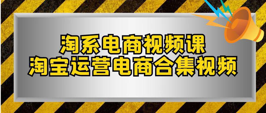 淘系-如何成为成功的淘宝卖家？电商合集课程（33节课）