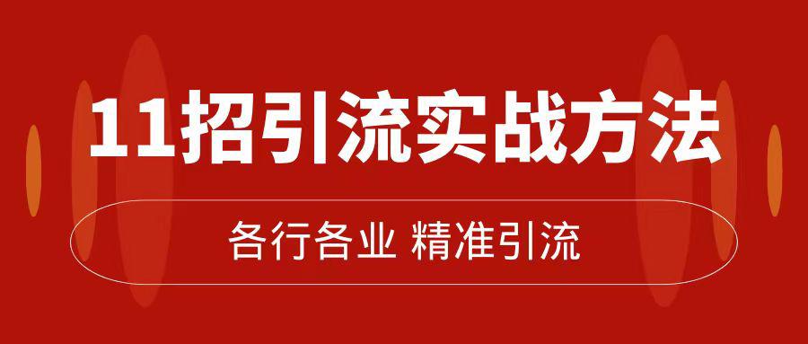 轻松掌握精准引流术：11大实战技巧，让私域流量瞬间爆棚（完整版）