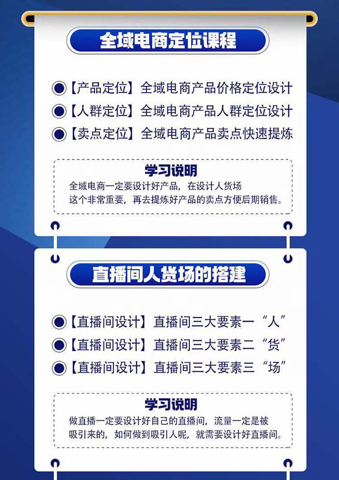 全域电商-粗暴玩法课：10亿销售经验干货分享！定位/免费起号/千川投流