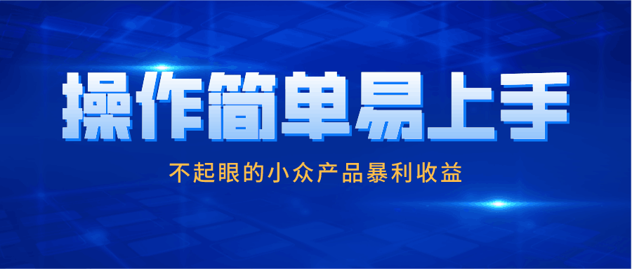忠余网赚32计第十七计操作简单易上手不起眼的小众产品暴利收益