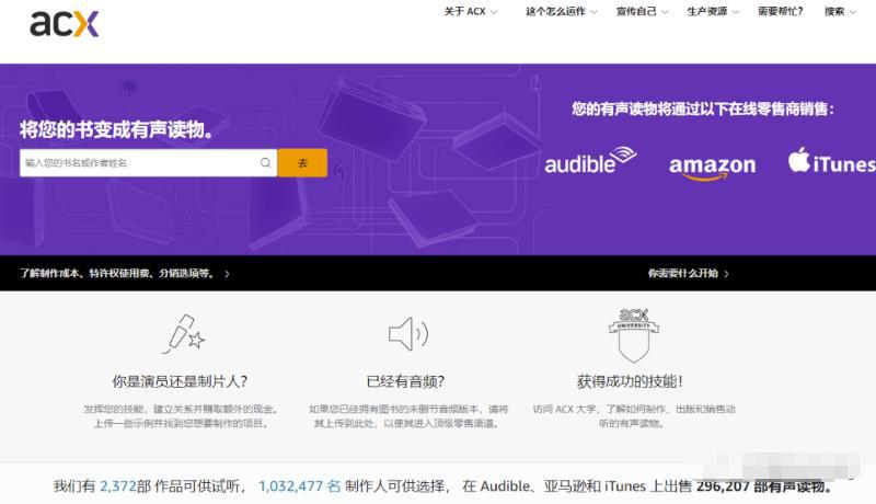 【国外有声书项目】ACX平台教你轻松赚美元，英语水平不是问题！