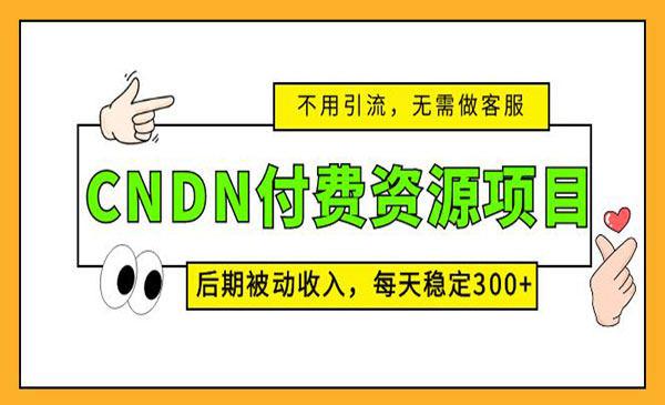 CNDN资源项目操作详解，后期被动收入每天稳定300指数惊人！  ！