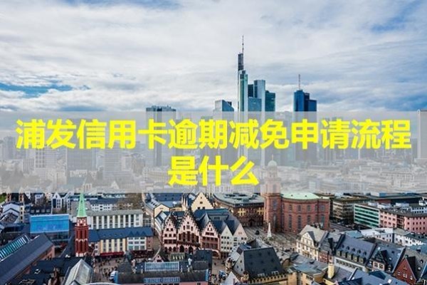 浦发信用卡逾期减免申请流程是什么？