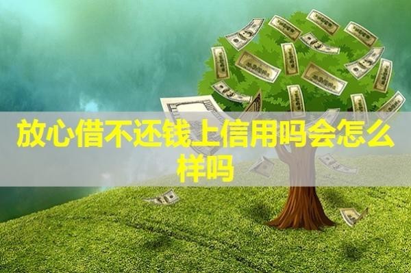 放心借不还钱上信用吗会怎么样吗？详细说明