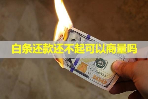 白条还款还不起可以商量吗？详细说明