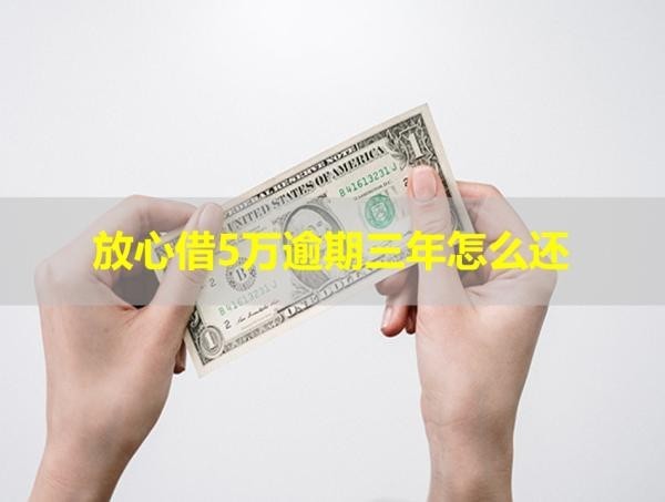 放心借5万逾期三年怎么还？这样做