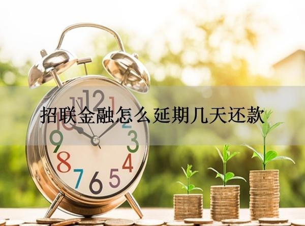 招联金融怎么延期几天还款？三种方式