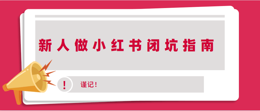 新手做小红书项目，两周轻松出爆款，秘诀分享！