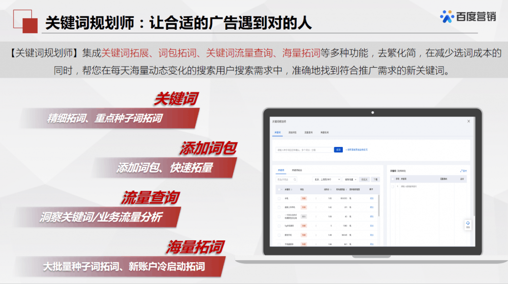 百度推广关键词规划师入口：学会使用轻松寻找低竞争大流量关键词