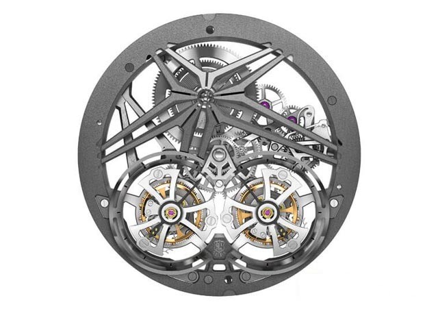 罗杰杜彼Excalibur Superbia双陀飞轮搭上以前从未见过的宝石切割工艺