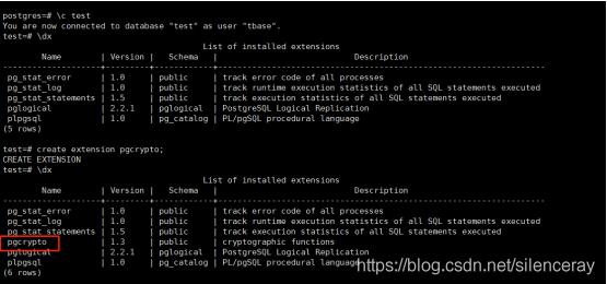 postgresql 中的加密扩展插件pgcrypto用法说明