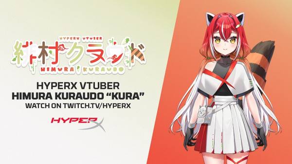 ​HyperX推出首个虚拟主播形象Himura Kuraudo