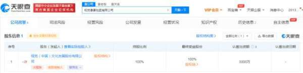 视觉中国成立拍卖公司  注册资本5000万