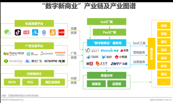 2020年中国数字新商业发展洞察报告：微动天下入选头部服务商