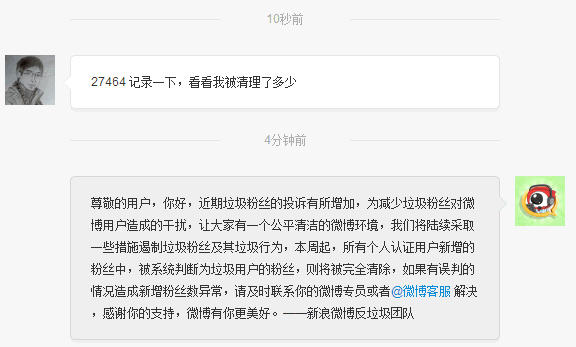 大局已定：新浪微博开始整治僵尸粉丝