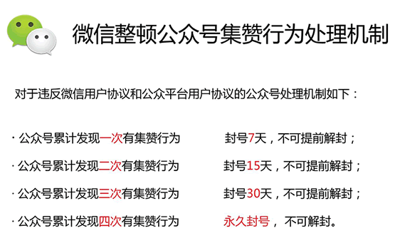 微信公众平台向朋友圈“集赞”活动开刀