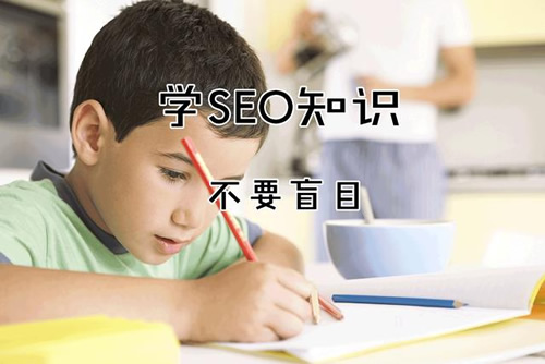 学SEO优化知识不能过于盲目！