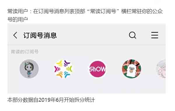 微信公众号新增“常读用户分析”数据分析功能