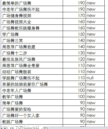 SEO实战案例分享：广场舞教学网