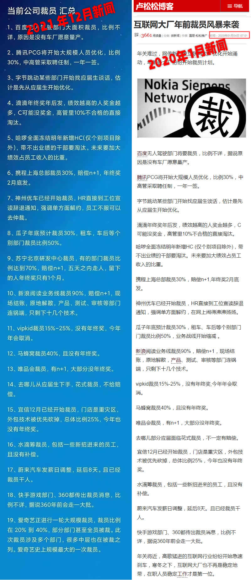 最近互联网公司大面积裁员真相