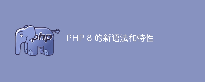 PHP 8 的新语法和特性