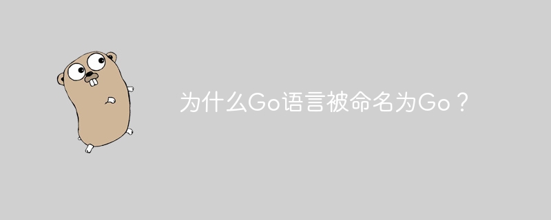 为什么Go语言被命名为Go？