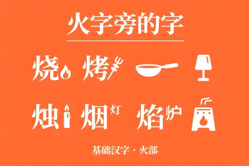 火字旁的字有哪些