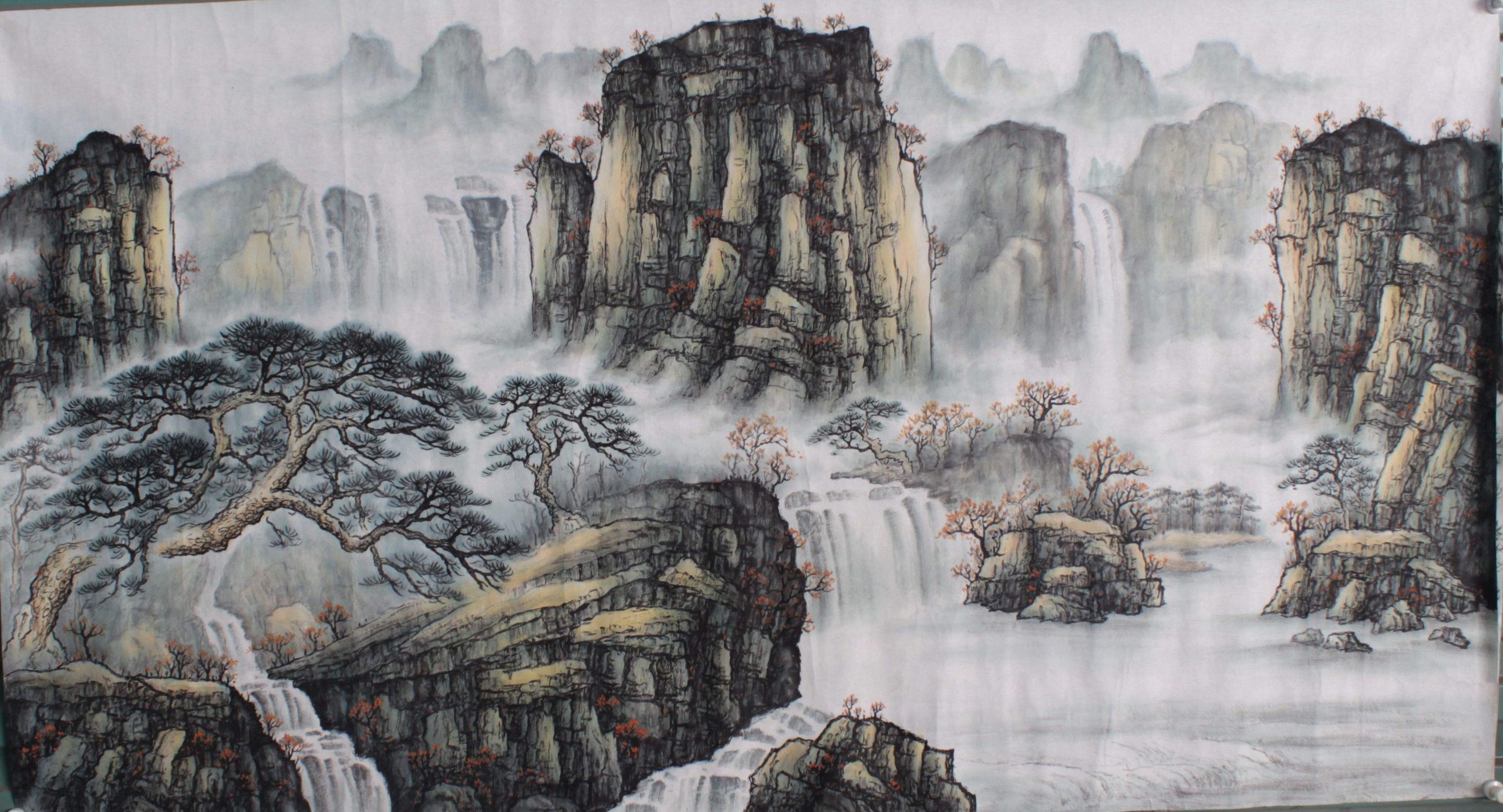 招财风水画 山水画招财效果好